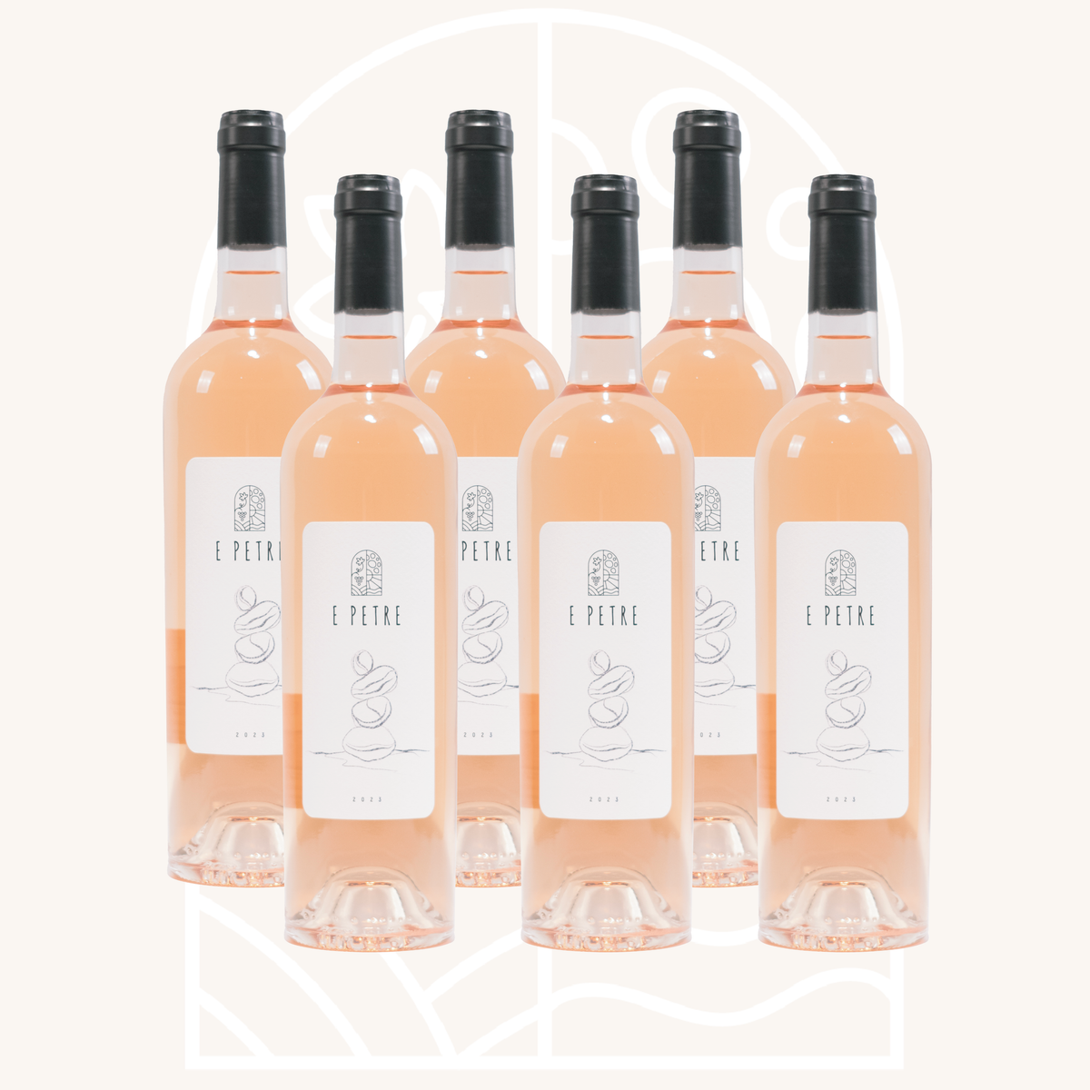 Carton de 6 E Petre Rosé