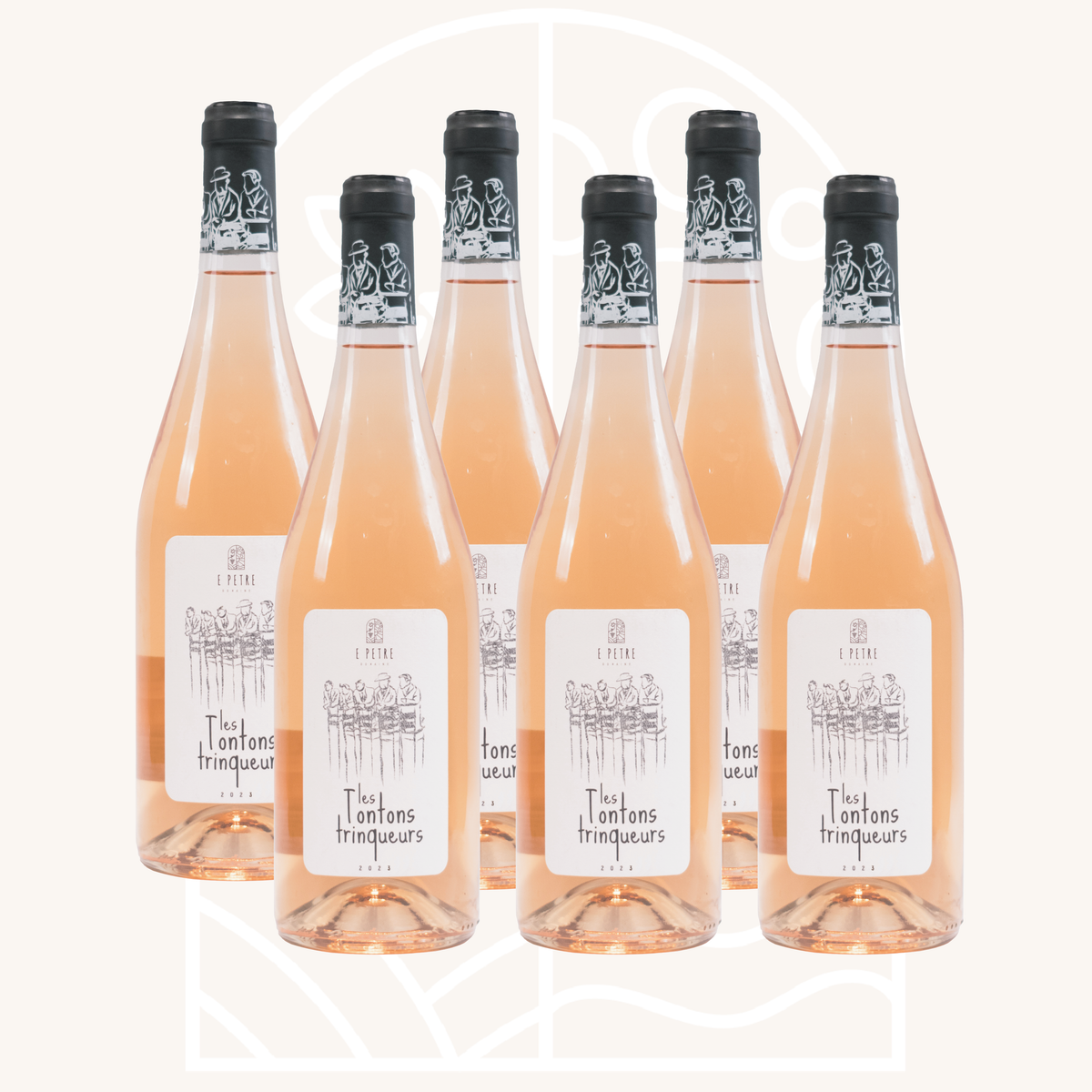 Carton de Tontons Trinqueurs Rosé 6 bouteilles