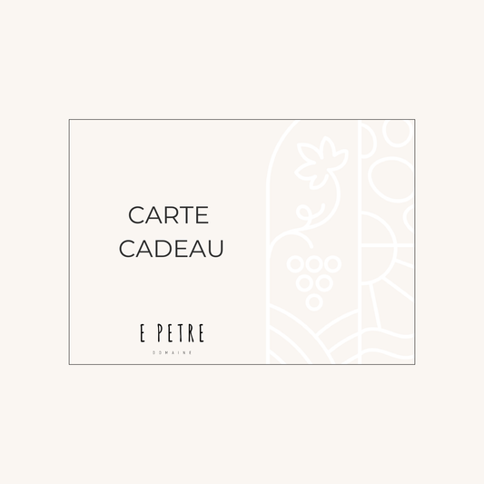 Carte cadeau Domaine E Petre